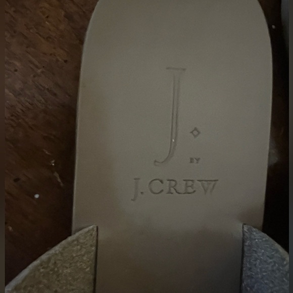 J. Crew Brown Leather Sandals Minimalist Design size 8 - Picture 3 of 7